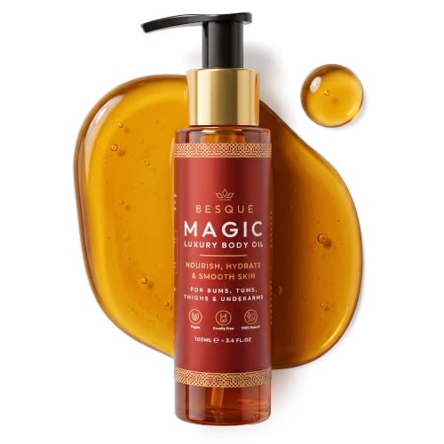 Besque Original Magic Body Oil - Hydrating Body Oils for Women - 3.4 FL OZ – Naturally Scented