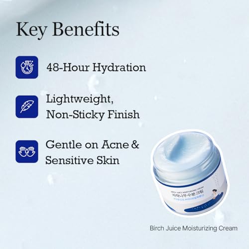 ROUND LAB Birch Juice Moisturizing Cream 2.7 Fl Oz 1+1 Refill Set - Product Imagery