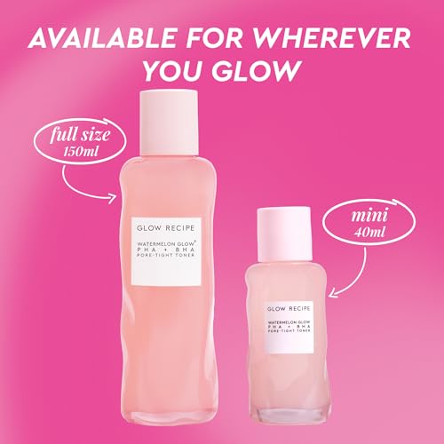 Glow Recipe PHA + BHA Face Toner, Korean Exfoliating Toner for - Product Imagery