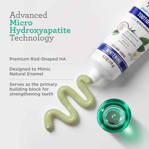 GuruNanda Hydroxyapatite Toothpaste with Neem, SLS & Fluoride - Product Imagery
