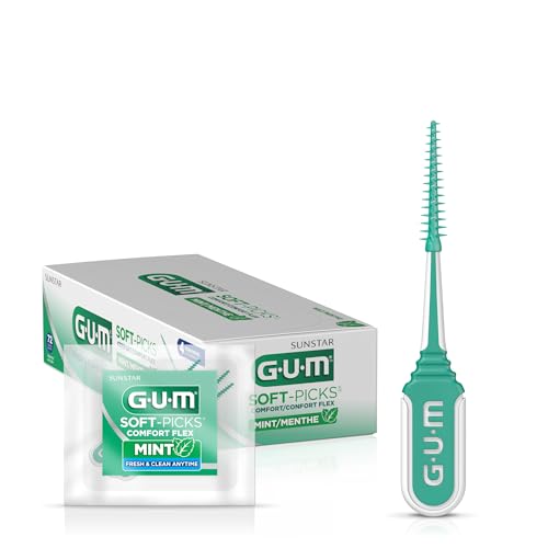 GUM Soft Picks Comfort Flex Mint Interdental Picks 670 - GUM Official Imagery - 1