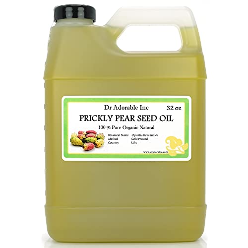 Dr Adorable - 32 oz - Prickly Pear Seed Oil - Pure Organic Cold Pressed