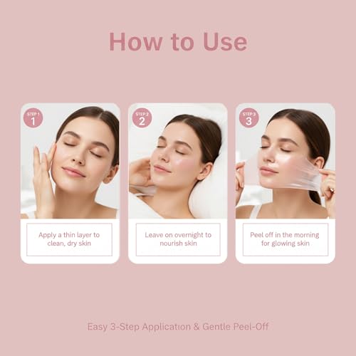 Collagen Night Wrapping Mask, Collagen Overnight Glass Skin Peel - Product Imagery