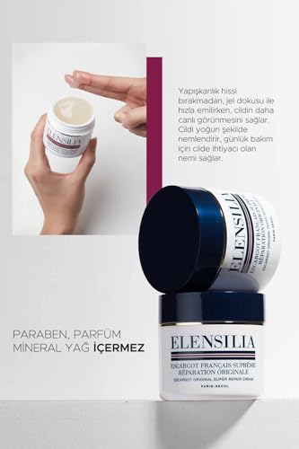 Elensilia Escargot Original Snail Repair Cream, Deep Hydration & - Product Imagery