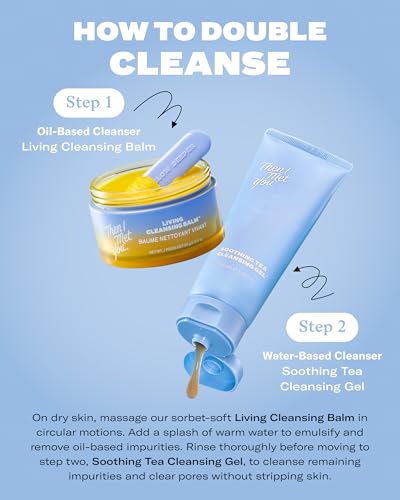 Then I Met You Living Cleansing Balm, Travel Makeup Remover Oil - Product Imagery