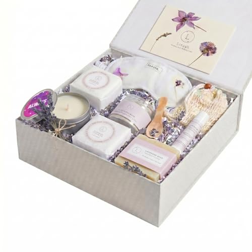 Lizush Luxury Spa Gifts for Women 7 Piece Lavender Gift Set - Lizush Official Imagery - 1