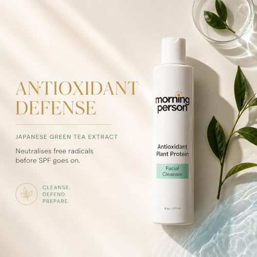 Morning Person Gentle Facial Cleanser with Kale & Green Tea - Product Imagery