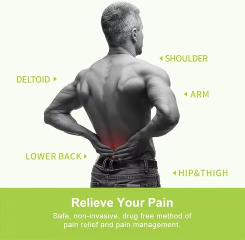 AUVON Dual Channel TENS Unit Muscle Stimulator Machine with 20 - Product Imagery