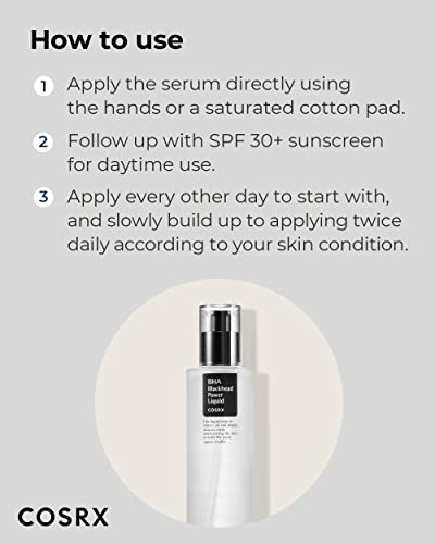 COSRX Niacinamide 2% + BHA 4% Blackhead Exfoliant Korean Toner, - Product Imagery