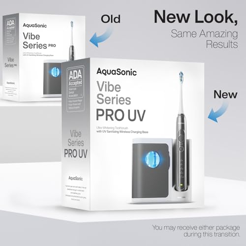 Aquasonic Vibe Series PRO – Ultra-Whitening Electric Toothbrush - Product Imagery
