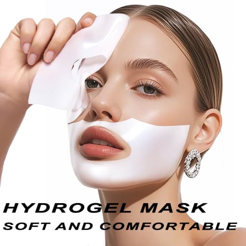 8pcs Collagen Face Mask, Hydrogel Overnight Face Mask for - Product Imagery