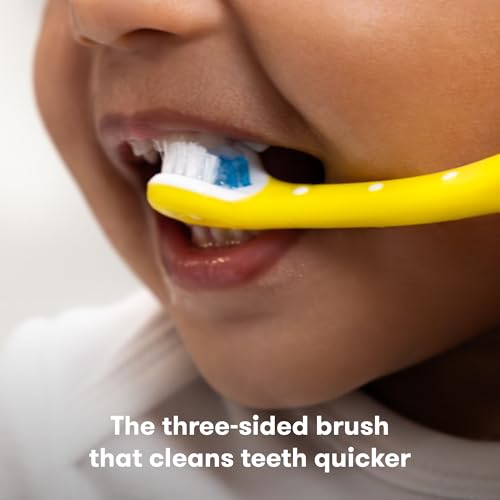 Frida Baby Triple-Angle Toothhugger Toddler Toothbrush, 2 Years - Product Imagery