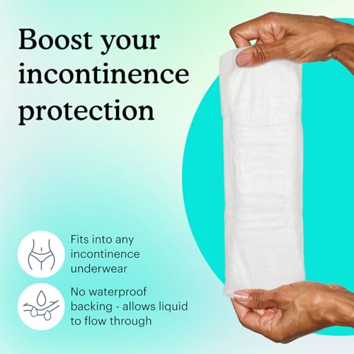 Because Maximum Incontinence Booster Pads, Adult Diaper Doubler - Product Imagery