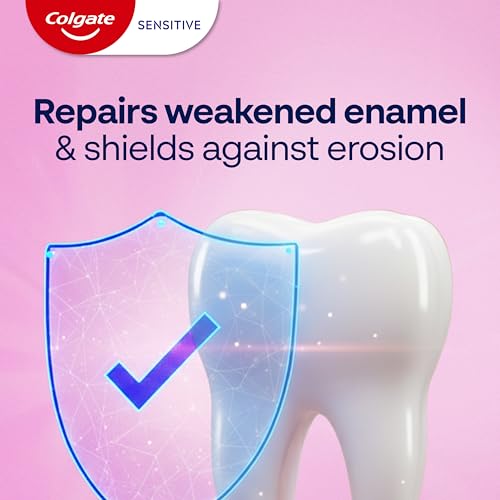 Colgate Sensitive Enamel Health Toothpaste for Sensitive Teeth, - Product Imagery