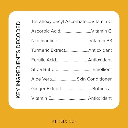 MEDIX Vitamin C Cream + Niacinamide Brightening Body Lotion | - Product Imagery