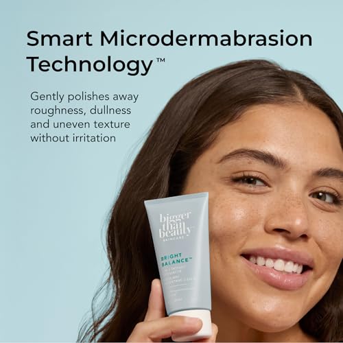 Bigger Than Beauty Bright Balance 2-in-1 Exfoliator, Vegan - Product Imagery