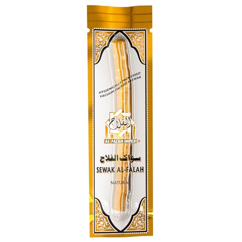 Al Falah Sewak Natural Miswak Toothbrush - 2 Sticks and 1 Holder - Product Imagery