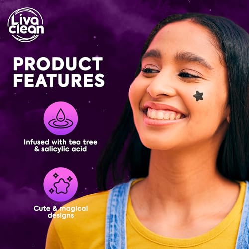Livaclean 250CT Black Star Pimple Patches for Face - Hello Kitty - Product Imagery