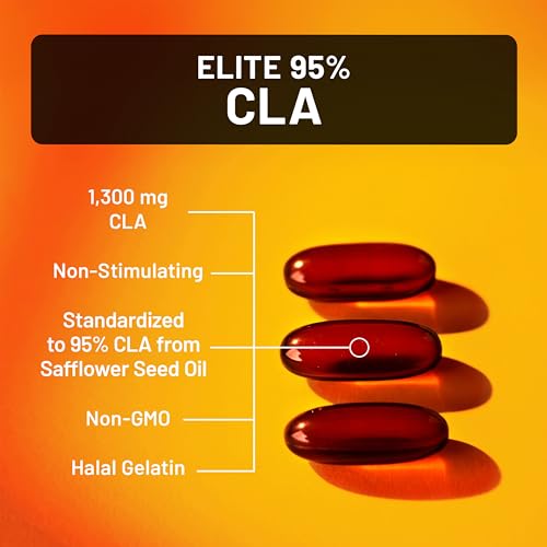 NatureWise CLA 1300 - 95% Active Conjugated Linoleic Acid for - Product Imagery