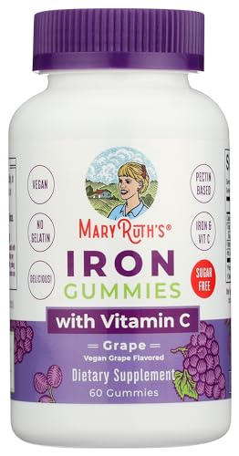 MaryRuth's Iron Gummies for 14+ with Vitamin C for Absorption | - Product Imagery