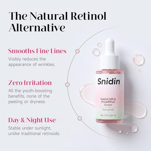 Bakuchiol serum - Retinol Natural Alternative Skincare with - Product Imagery