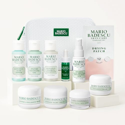 A Little Bit of Mario 10-Piece Skincare Kit – Vitamin C Serum, - Product Imagery
