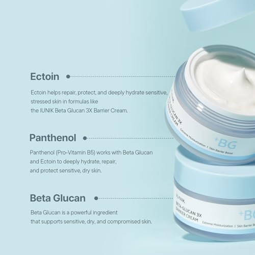 IUNIK Beta-Glucan 3X Barrier Cream - Deep Hydration & Repair - Product Imagery