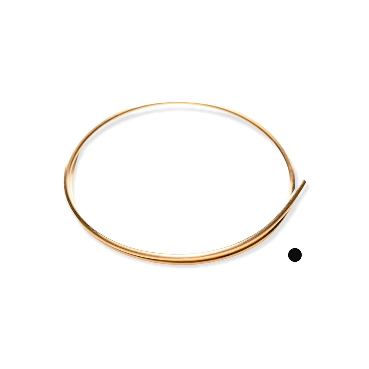 14/20 Yellow Gold Filled Wire 24 Gauge, Round, Half Hard, 5FT by CRAFT WIRE – back view and specifications