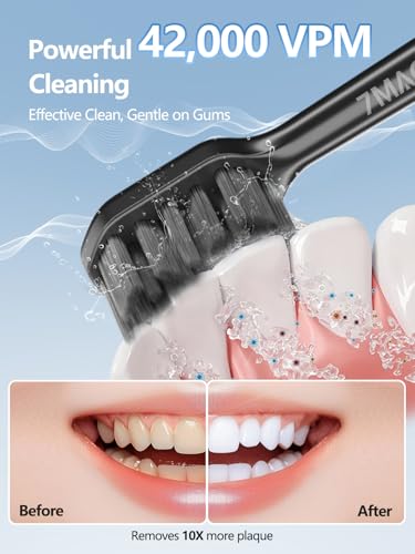 7MAGIC Sonic Electric Toothbrush, 180-Day Runtime, 42000VPM, 8 - Product Imagery