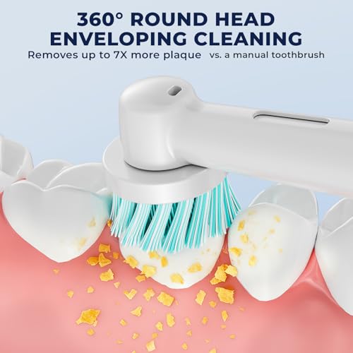 Sensitive Gum Care Replacement Toothbrush Heads Compatible with - Product Imagery
