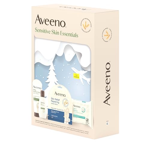 Aveeno Sensitive Skin Essentials Gift Set, 4 Items - Product Imagery