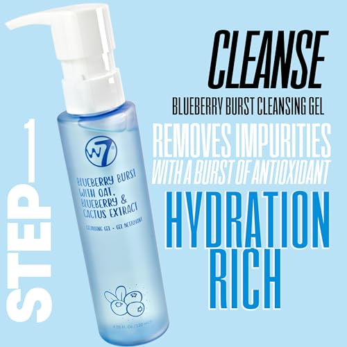W7 Self Care Skincare Set - Complete Daily Face Routine - Product Imagery