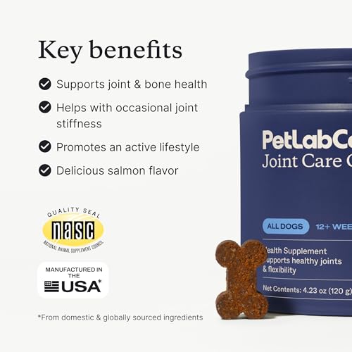 PetLab Co. Joint Care Chews for Dogs, 30 Soft Chews, Salmon - Product Imagery