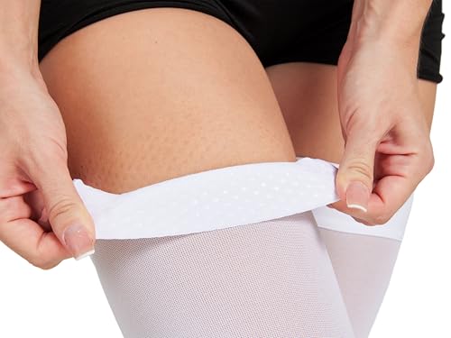 TOFLY Thigh High Medical Open Toe Compression Stockings for - Product Imagery