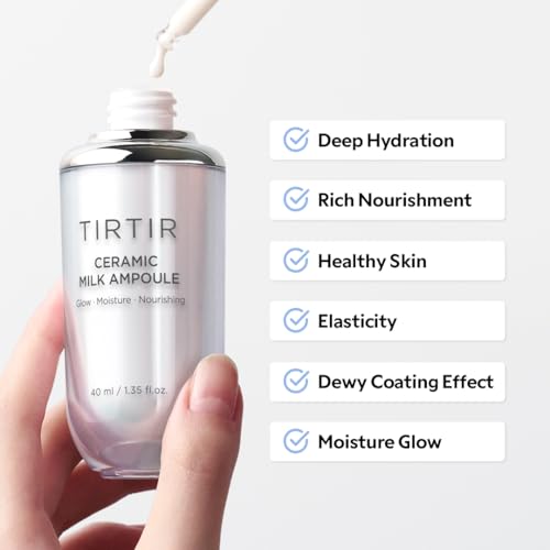 TIRTIR Ceramic Milk Ampoule (1.35 Fl Oz) - Product Imagery