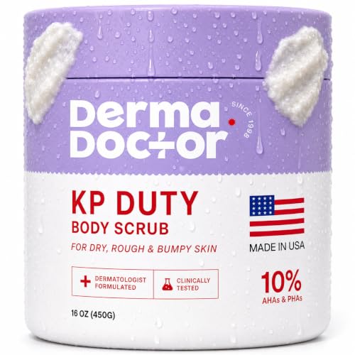 DERMAdoctor KP Bump Eraser Body Scrub for Keratosis Pilaris, 16 - Product Imagery