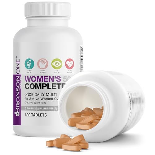 Bronson ONE Daily Women 50+ Complete Multivitamin Multimineral, - Product Imagery