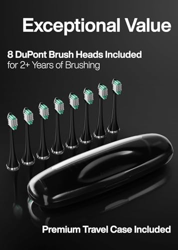 Aquasonic Black Series Ultra Whitening Toothbrush – ADA Accepted - Product Imagery