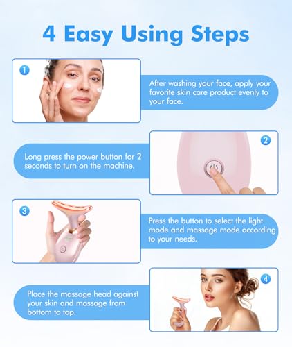 SDKWDH Red-Light-Therapy-for-Face-and-Neck, 7 Color Face - Product Imagery