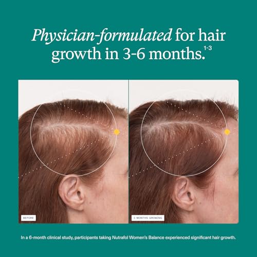 Nutrafol Women's Balance Hair Growth Supplements, Age 45+, - Product Imagery