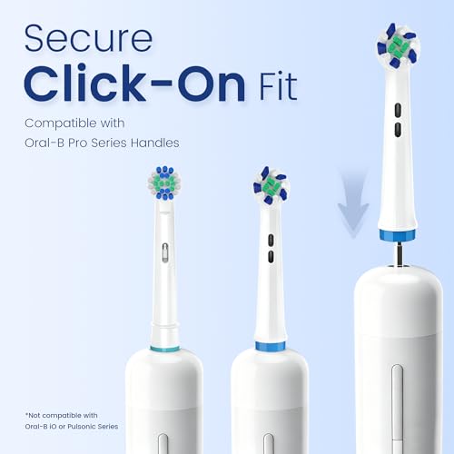 Replacement Toothbrush Heads Compatible with Oral B Braun, - Product Imagery