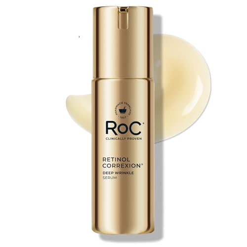 RoC Retinol Correxion Deep Wrinkle Retinol Face Serum, Ascorbic Acid, 1 0z – Unscented