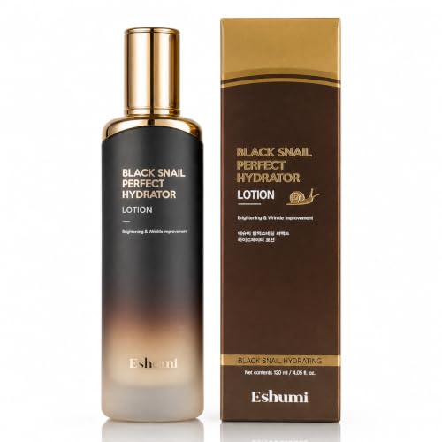 ESHUMI Black Snail Perfect Hydrator Lotion, Brightening & Wrinkle Improvement, Korean Premium Skincare 120ml/4.05 fl.oz