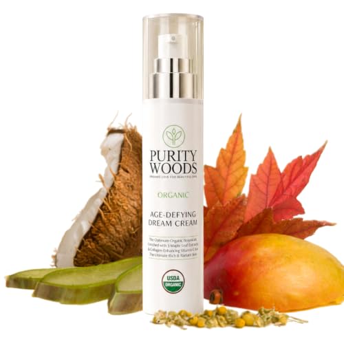 Purity Woods Anti Aging Face Cream, Age Defying Dream Cream, - Product Imagery