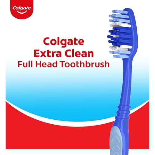 Colgate Extra Clean Medium Toothbrushes, 6 Pack - Product Imagery