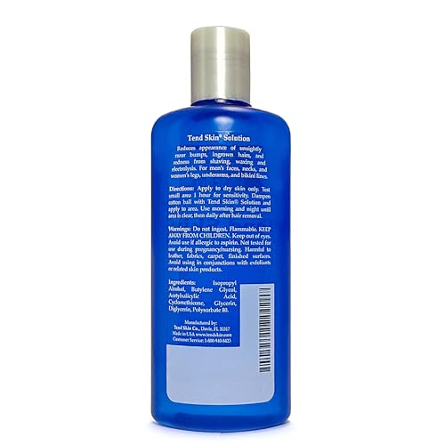 Tend Skin Solution for Razor Bumps and Ingrown Hair, 8 Oz - Product Imagery