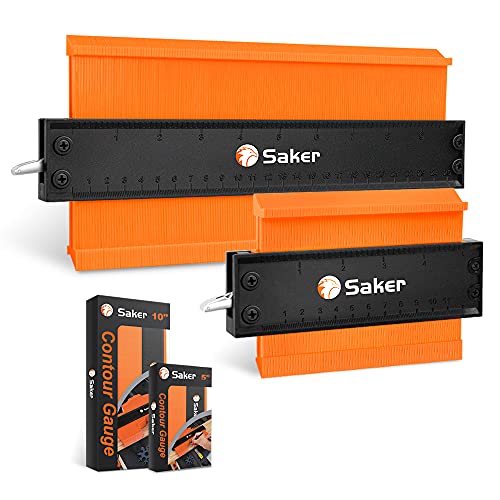 Saker Contour Gauge Duplication-Adjustable Lock-Precisely Copy Irregular Shape-Irregular Woodworking Tracing-Must Have T