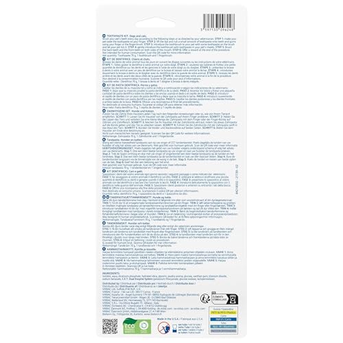 C.E.T. Oral Hygiene Kit for Dogs, Poultry flavor Toothpaste with - Product Imagery
