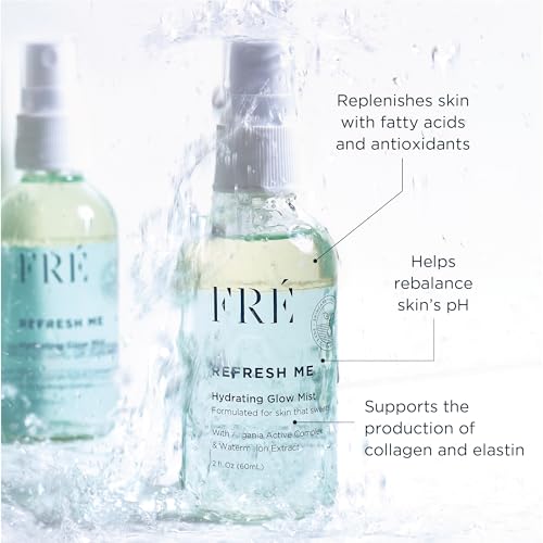 FRÉ REFRESH ME Hydrating Glow Mist | Vegan Face Spray for Sweaty - Product Imagery