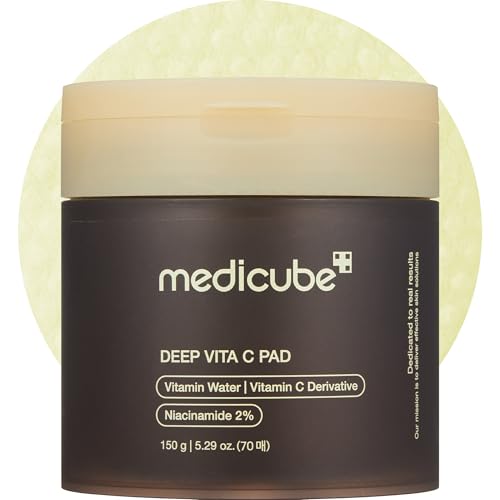 medicube Toner Pads Deep Vita C Facial Toner Pad for Uneven Skin - Product Imagery